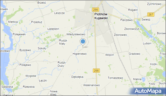 mapa Szewce, Szewce gmina Piotrków Kujawski na mapie Targeo